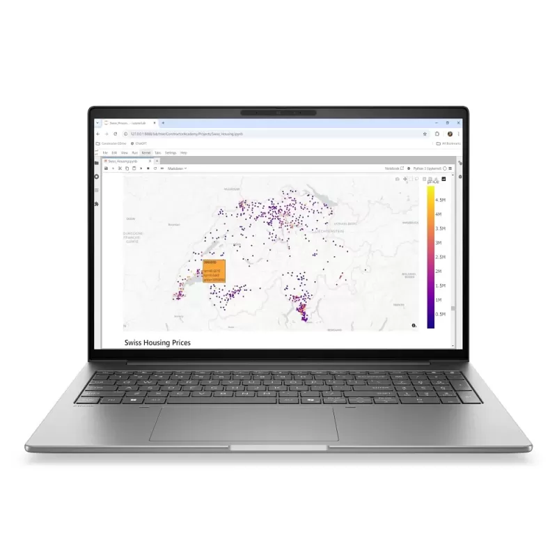 מחשב נייד HP ZBook 8 G2i 16 E1MG1AT 16" IPS 48GB SSD:1TB Windows 11