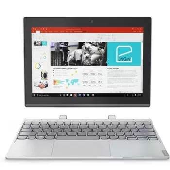 Laptop Lenovo MIIX 330-17IKBR 80XF00HLIV Intel Atom x5-Z8350 10.1" TOUCH FHD IPS 4GB eMMC:128GB Windows 10 Pro Color:silver