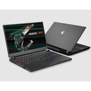 מחשב נייד גיימינג Gigabyte AORUS 15P YD AORUS15P-YD-74EE244SH Intel Core i7-11800H 15.6" FHD IPS 32GB RTX 3080 SSD:1TB Windows 10 צבע שחור - יבואן רשמי