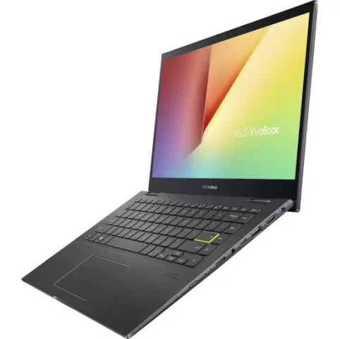 מחשב נייד Asus Vivobook Flip 14 TP470 TP470EZ-EC102W Intel Core i5-1135G7 14" TOUCH FHD IPS-level 8GB SSD:512GB Windows 11 צבע אינדי שחור