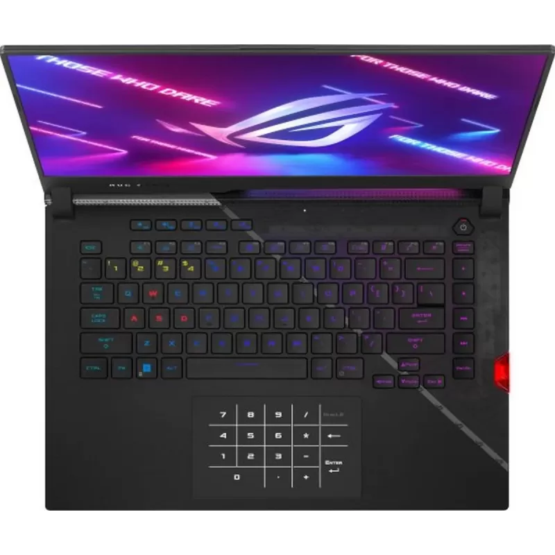 מחשב נייד גיימינג Asus ROG Strix SCAR 15 G533 G533ZX-LN085W Intel Core i9-12900H 15.6" QHD 240Hz 16GB RTX 3080 Ti SSD:1TB Windows 11 צבע שחור