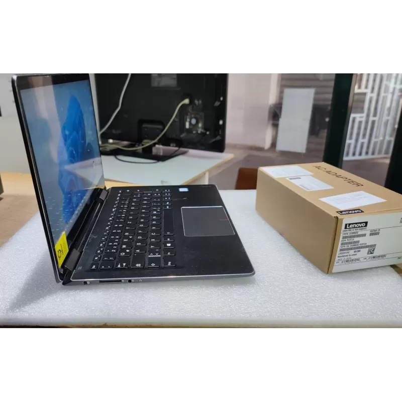 מחשב נייד מחודש Lenovo Yoga 710-14IKB Laptop (ideapad) 80V4004JGE Intel Core i5-7200U 14" TOUCH FHD IPS 8GB SSD:256GB Windows 11 צבע שחור