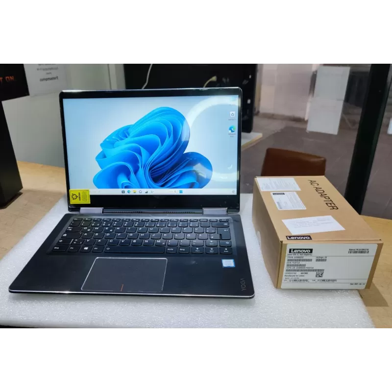 מחשב נייד מחודש Lenovo Yoga 710-14IKB Laptop (ideapad) 80V4004JGE Intel Core i5-7200U 14" TOUCH FHD IPS 8GB SSD:256GB Windows 11 צבע שחור