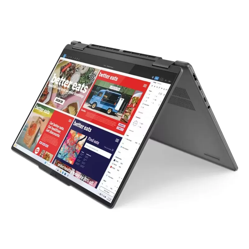 Ноутбук Lenovo Yoga 7 2-in-1 14IML9 83DJ0065IV Intel Core Ultra 7 155H 14" 120Hz TOUCH 2.8K, WQXGA+ OLED 32GB SSD:1TB Windows 11 Цвет:чёрный