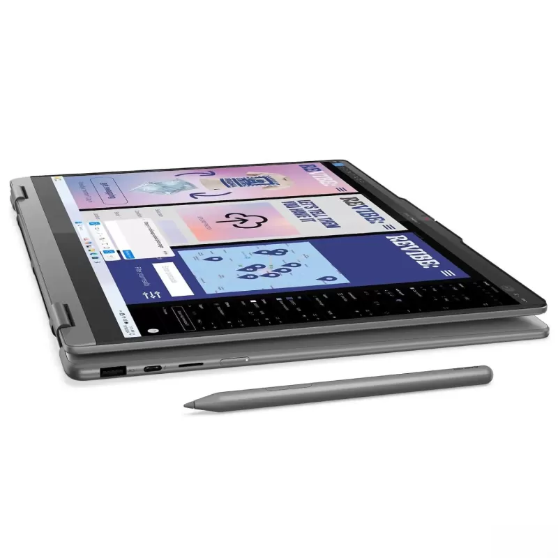 מחשב נייד Lenovo Yoga 7 2in1 83JT003VIV 16" 120Hz OLED 16GB SSD:1TB צבע אפור מחשב נייד Lenovo Yoga 7 2in1 83JT003VIV 16" 120Hz OLED 16GB SSD:1TB צבע אפור