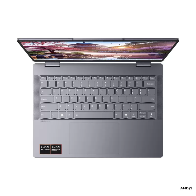 Ноутбук Lenovo IdeaPad 5 2-in-1 14AKP10 83KT005LIV AMD Ryzen AI 7 350 14" TOUCH WUXGA IPS 16GB SSD:512GB Windows 11 Цвет:серый
