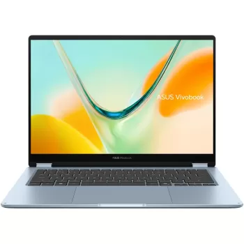 מחשב נייד Asus Vivobook S14 Flip OLED TP5408QA TP5408QA-U2068X 14" 16GB Qualcomm Adreno SSD:512GB Windows 11 Pro צבע כחול