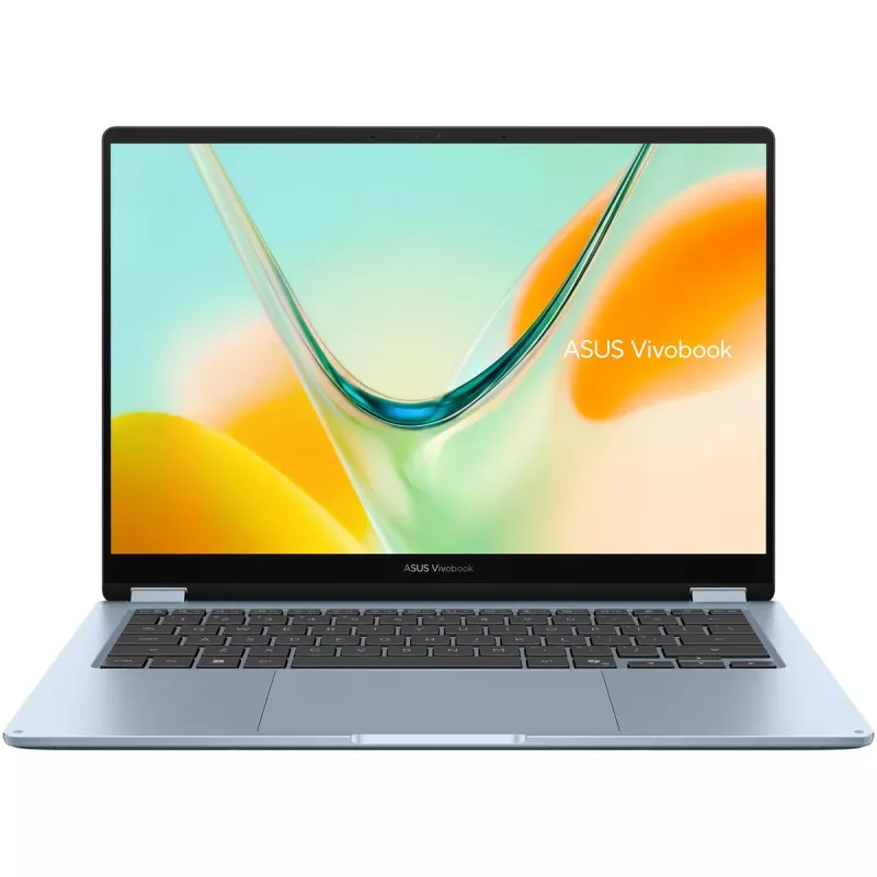מחשב נייד Asus Vivobook S14 Flip OLED TP5408QA TP5408QA-U2068X 14" 16GB Qualcomm Adreno SSD:512GB Windows 11 Pro צבע כחול