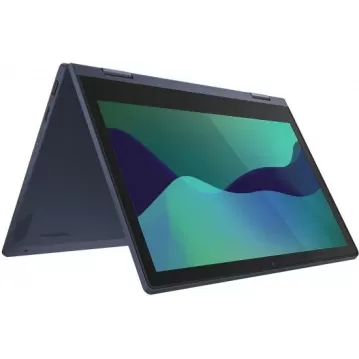 מחשב נייד Lenovo ideapad Flex 3-11ADA05 82G4001UIV AMD Athlon Silver 3050e 11.6" TOUCH FHD IPS 4GB eMMC:64GB Windows 10 S צבע כחול