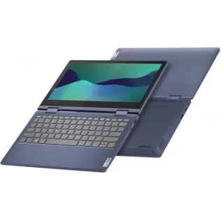 מחשב נייד Lenovo ideapad Flex 3-11ADA05 82G4001UIV AMD Athlon Silver 3050e 11.6" TOUCH FHD IPS 4GB eMMC:64GB Windows 10 S צבע כחול