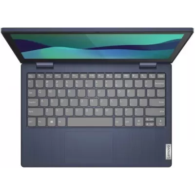 מחשב נייד Lenovo ideapad Flex 3-11ADA05 82G4001UIV AMD Athlon Silver 3050e 11.6" TOUCH FHD IPS 4GB eMMC:64GB Windows 10 S צבע כחול
