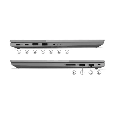 מחשב נייד Lenovo ThinkBook 15 G2 ITL 20VE0044IV Intel Core i7-1165G7 15.6" FHD IPS 16GB SSD:512GB צבע אפור מינירלי