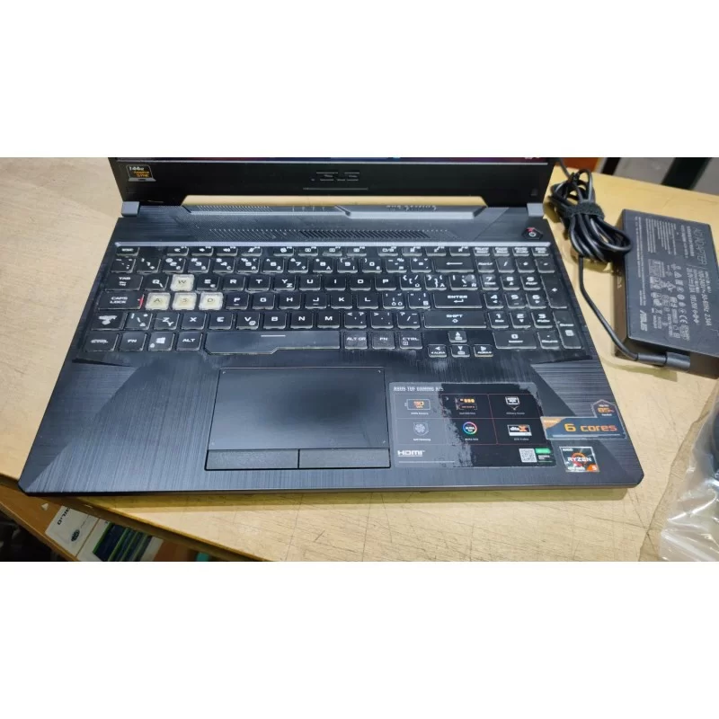 מחשב נייד תחנת עבודה Asus TUF A15 FA506IU AMD Ryzen 5 4600H 15.6" FHD 144Hz 16GB SSD:1TB Windows 11 צבע שחור מצב:מחודש מחשב נייד תחנת עבודה Asus TUF A15 FA506IU AMD Ryzen 5 4600H 15.6" FHD 144Hz 16GB SSD:1TB Windows 11 צבע שחור מצב:מחודש