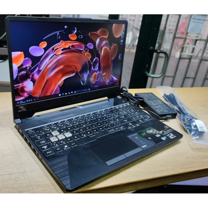 מחשב נייד תחנת עבודה Asus TUF A15 FA506IU AMD Ryzen 5 4600H 15.6" FHD 144Hz 16GB SSD:1TB Windows 11 צבע שחור מצב:מחודש מחשב נייד תחנת עבודה Asus TUF A15 FA506IU AMD Ryzen 5 4600H 15.6" FHD 144Hz 16GB SSD:1TB Windows 11 צבע שחור מצב:מחודש