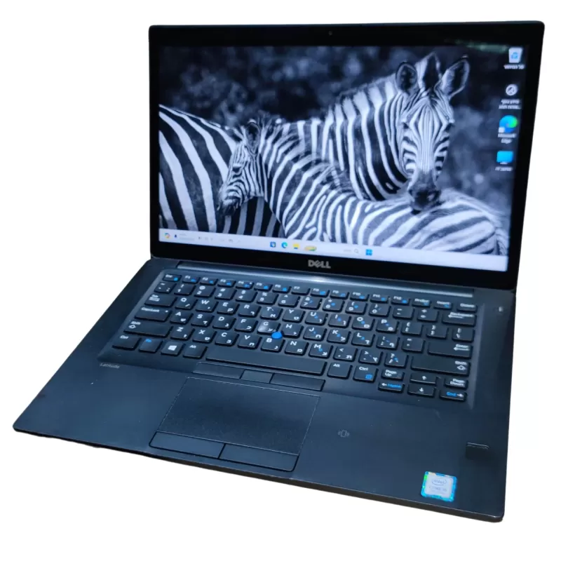 מחשב נייד מחודש Dell Latitude 7480 Intel Core i5-7300U 14" FHD 8GB SSD:512GB Windows 11 Pro צבע שחור