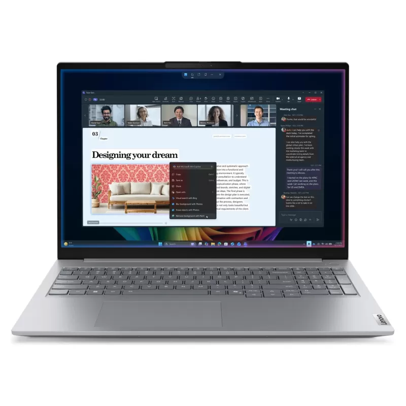 מחשב נייד Lenovo ThinkBook 16 G9 IPL 21UR005EIV Intel Core Ultra 5 325 16" WUXGA IPS 16GB SSD:512GB