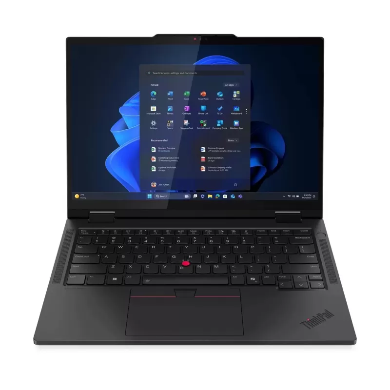 Laptop Lenovo ThinkPad T14s 2-in-1 Gen 1 black 21R3003DIV Intel Core Ultra 7 255U 14" TOUCH WUXGA IPS 16GB SSD:512GB Windows 11 Pro