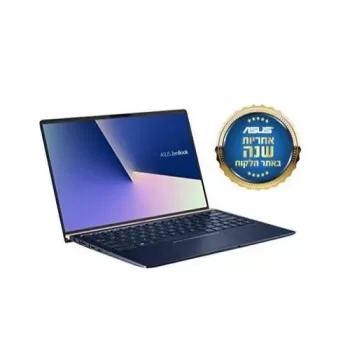 מחשב נייד Asus ZenBook 14 UX434FAC UX434FAC-A5058T Intel Core i5-10210U 14" FHD 8GB SSD:512GB Windows 10 צבע כחול