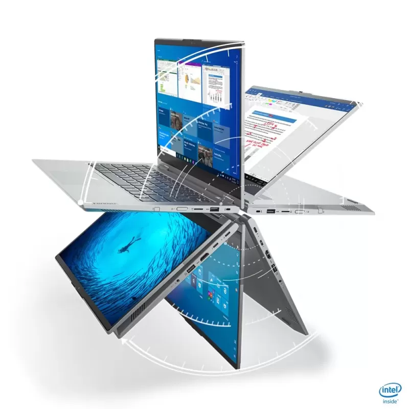 Ноутбук Lenovo ThinkBook 14s Yoga ITL 20WE006DIV Intel Core i5-1135G7 14" TOUCH FHD IPS 24GB SSD:512GB Windows 11 Pro Цвет:минерал серый