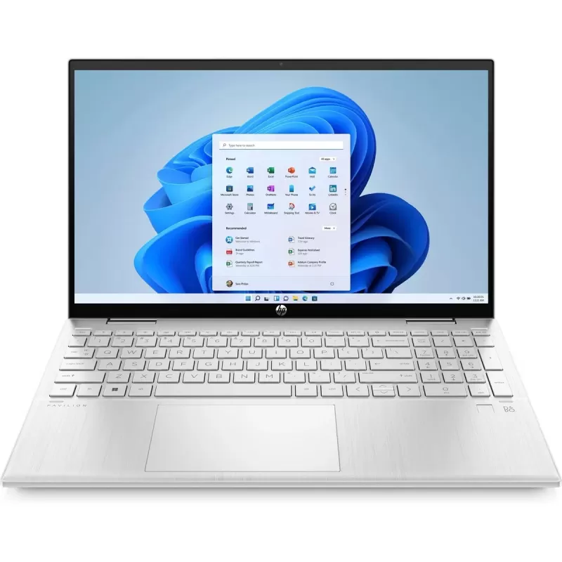 מחשב נייד HP Pavilion x360 Convertible 15-er1002nj 7C427EA Intel Core i5-1235U 15.6" TOUCH FHD IPS 16GB SSD:1TB Windows 11 צבע גוון כסף טבעי מחשב נייד HP Pavilion x360 Convertible 15-er1002nj 7C427EA Intel Core i5-1235U 15.6" TOUCH FHD IPS 16GB SSD:1TB Windows 11 צבע גוון כסף טבעי
