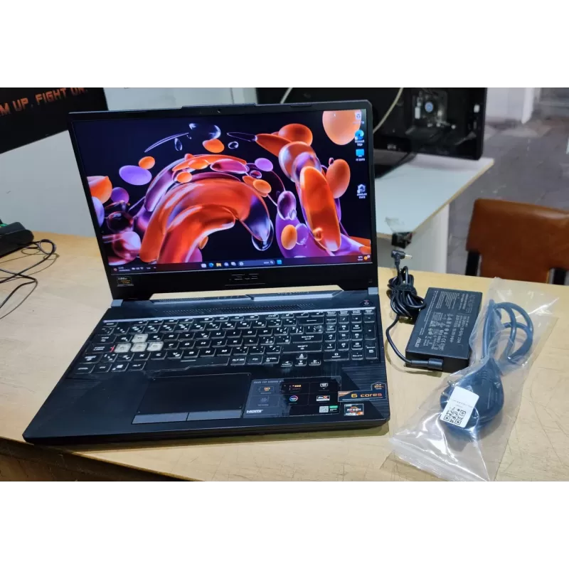 מחשב נייד גיימינג מחודש Asus TUF Gaming A15 FA506IU FA506IU-HN351T AMD Ryzen 5 4600H 15.6" FHD 144Hz 16GB GTX 1660 Ti SSD:1TB Windows 11 צבע שחור