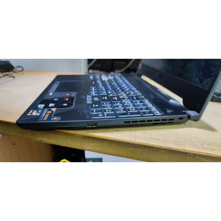 מחשב נייד גיימינג מחודש Asus TUF Gaming A15 FA506IU FA506IU-HN351T AMD Ryzen 5 4600H 15.6" FHD 144Hz 16GB GTX 1660 Ti SSD:1TB Windows 11 צבע שחור