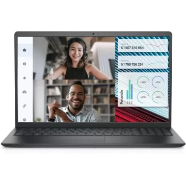 מחשב נייד Dell Vostro 3520 VM-RD09-14580 Intel Core i5-1235U 15.6" FHD 120Hz 16GB SSD:512GB Windows 11 Pro צבע שחור קרבון