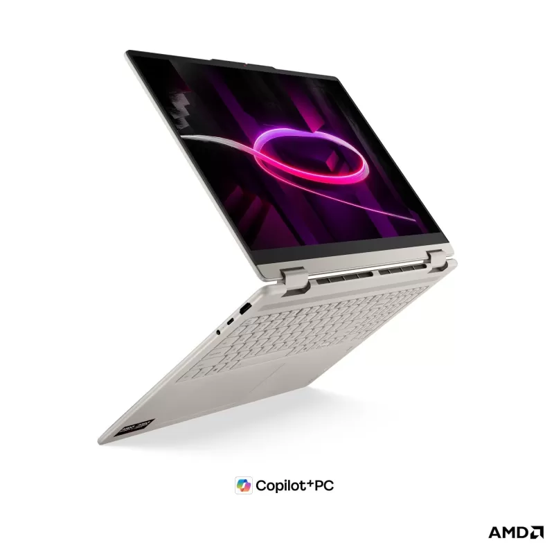 מחשב נייד Lenovo Yoga 7 2-in-1 16AGP11 לבן 83TF002MIV AMD Ryzen AI 7 445 16" TOUCH WUXGA OLED 32GB SSD:512GB