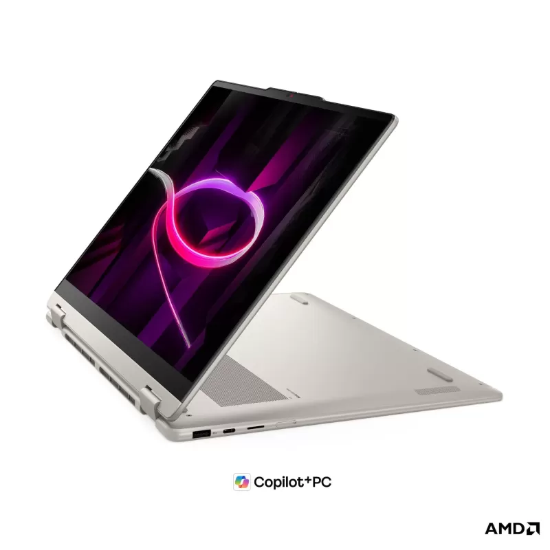 מחשב נייד Lenovo Yoga 7 2-in-1 16AGP11 לבן 83TF002MIV AMD Ryzen AI 7 445 16" TOUCH WUXGA OLED 32GB SSD:512GB