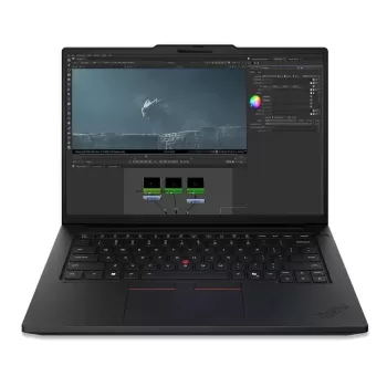 מחשב נייד Lenovo ThinkPad P14s Gen 7 (Intel) 21XJ001FIV 14.5" IPS 32GB NVIDIA RTX PRO 500 SSD:512GB Windows 11 Pro