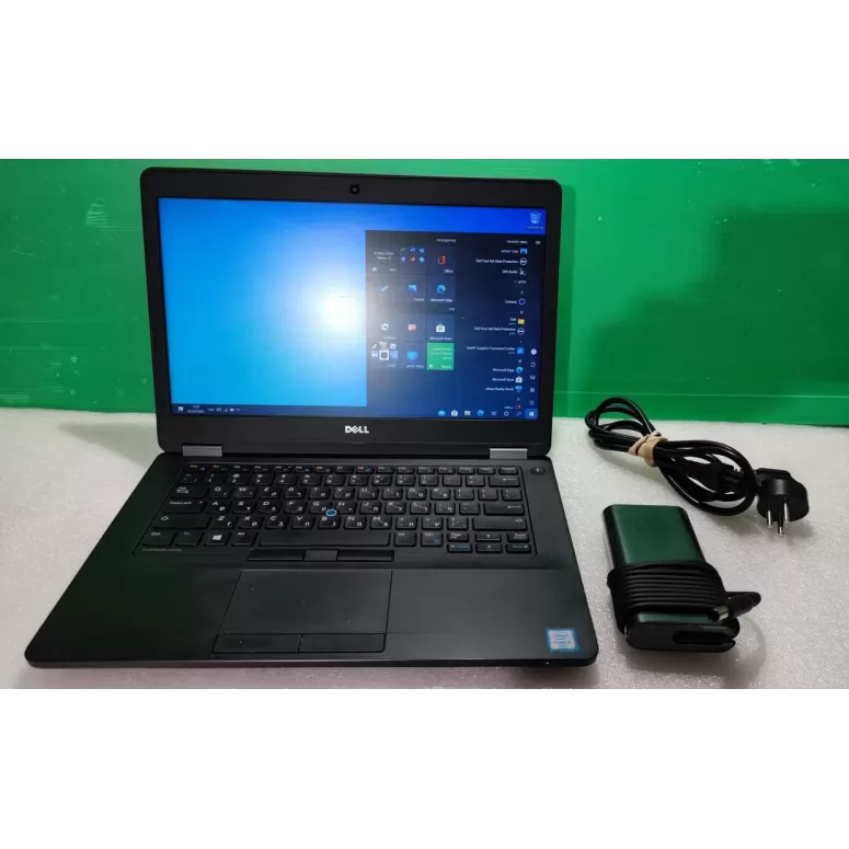 מחשב נייד Dell Latitude E5470 Intel Core i5-6300U 14" HD Anti-Glare 16GB SSD:256GB Windows 10 Pro צבע שחור מצב:מחודש