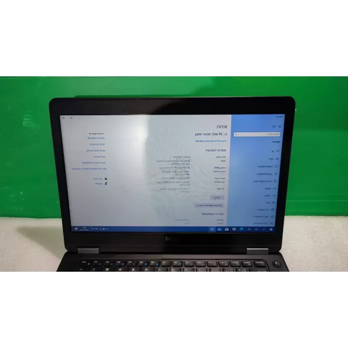 מחשב נייד Dell Latitude E5470 Intel Core i5-6300U 14" HD Anti-Glare 16GB SSD:256GB Windows 10 Pro צבע שחור מצב:מחודש