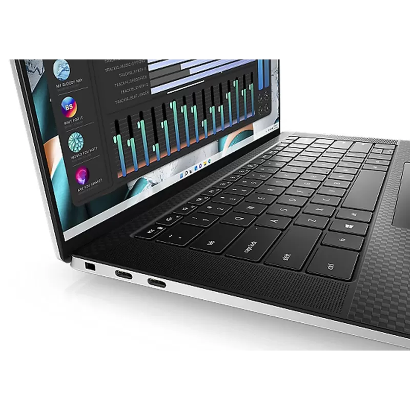 מחשב נייד Dell XPS 15 9520 XP-RD33-13669 Intel Core i7-12700H 15.6" FHD Anti-Glare 32GB RTX 3050 Ti SSD:1TB Windows 11 Pro צבע פלטינה כסף חיצוני, פנים