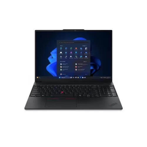 מחשב נייד Lenovo ThinkPad E16 21SR004FIV Intel Core Ultra 5 225U 16" 60Hz FHD Glare 16GB SSD:512GB צבע שחור
