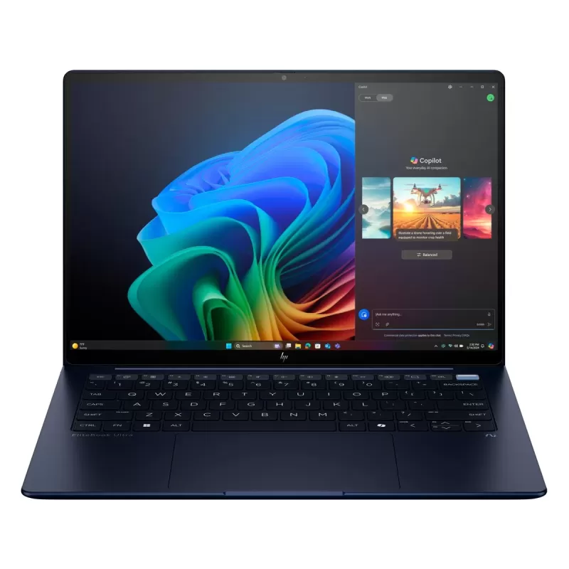 מחשב נייד HP EliteBook Ultra G1i AI 14" 2.8K Touch Ultra 7 258V/32GB/1TB/Win11 Pro B69DCET IPS 32GB SSD:1TB Windows 11 Pro