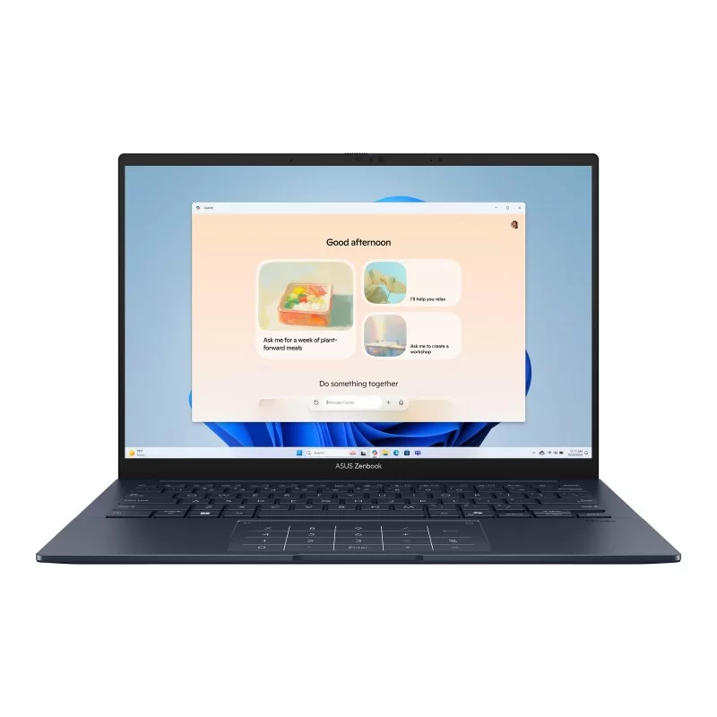 Laptop Asus Zenbook 14" WQXGA Core Ultra 9 285H/32GB/1TB/Win11 Pro silver UX3405CA-ST782X OLED 32GB SSD:1TB Windows 11 Pro