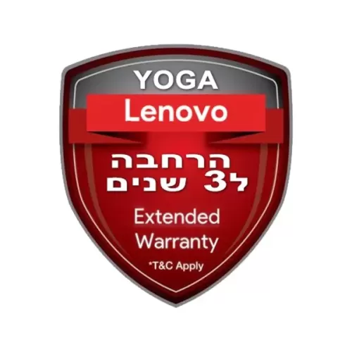 הרחבת אחריות לרוכבים בקומפ מאסטר Lenovo For L / Y series computers for three years on customer site LNN-YY-W3Y
