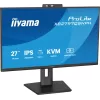 מסך מחשב IIYAMA 27" QHD 75Hz 1ms Webcam USB-C PD96W IPS Monitor XB2797QSNPH-B1