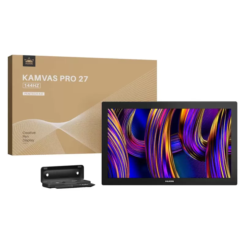 Графический планшет HUION Kamvas PRO 27 4K 27" 144Hz Drawing Display GT2702