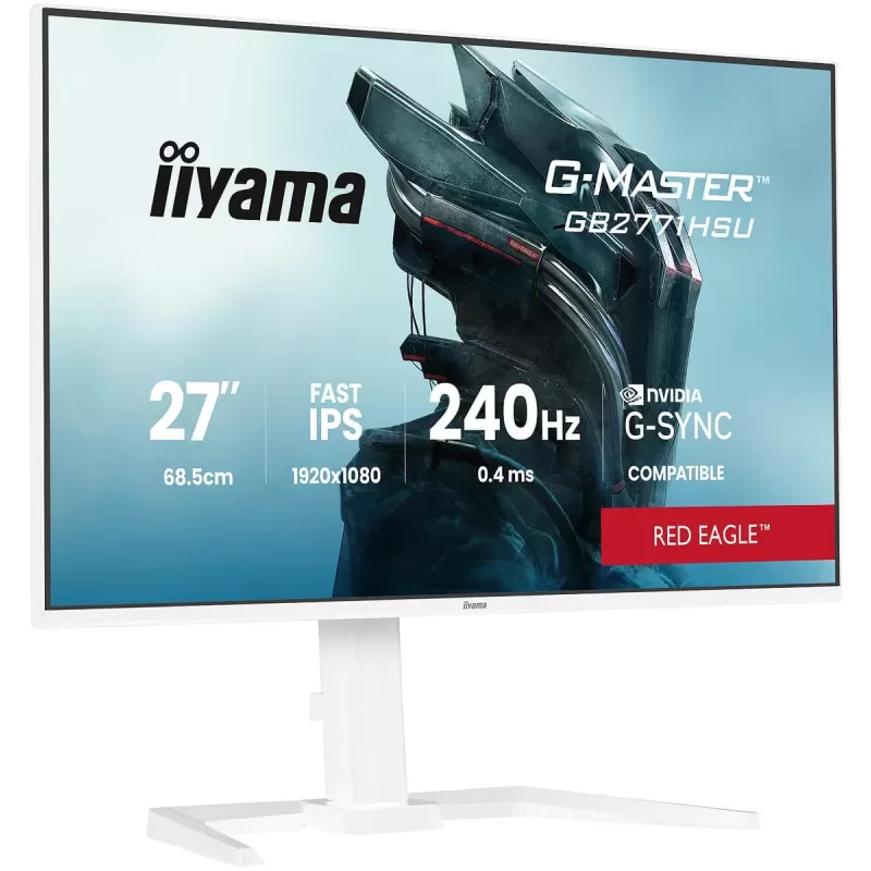 Монитор для игр IIYAMA G-Master Red Eagle GB2771HSU-W1 27" Fast IPS FHD 240Hz 0.4ms white GB2771HSU-W1