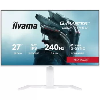 Gaming computer monitor IIYAMA G-Master Red Eagle GB2771HSU-W1 27" Fast IPS FHD 240Hz 0.4ms white GB2771HSU-W1 Gaming computer monitor IIYAMA G-Master Red Eagle GB2771HSU-W1 27" Fast IPS FHD 240Hz 0.4ms white GB2771HSU-W1