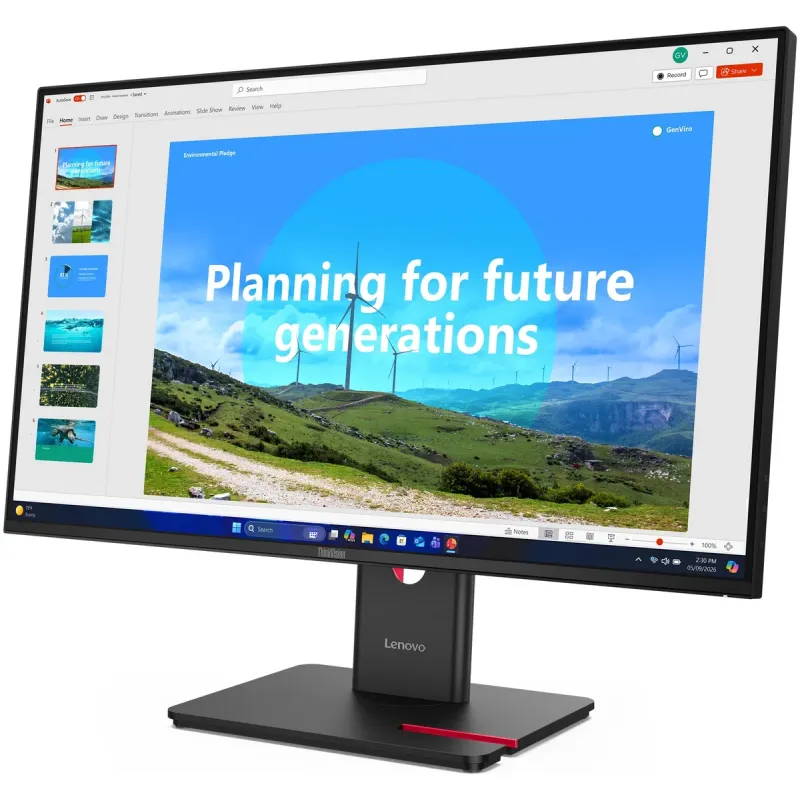 מסך מחשב Lenovo ThinkVision T27D-40 64D0GAT1IS 27" IPS צבע שחור מסך מחשב Lenovo ThinkVision T27D-40 64D0GAT1IS 27" IPS צבע שחור