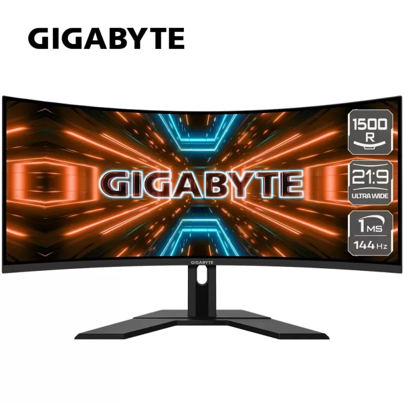 מסך גיימינג Gigabyte G34WQC קעור 34" 144Hz UWQHD 120% - יבואן רשמי מסך גיימינג Gigabyte G34WQC קעור 34" 144Hz UWQHD 120% - יבואן רשמי