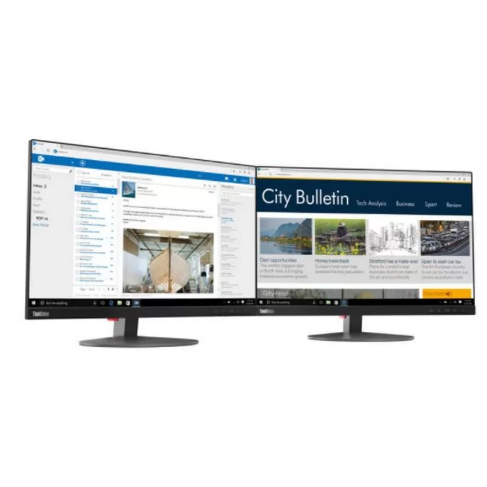 Computer Monitor Lenovo 61C3MAT6IS ThinkVision T23d-10 61C3MAT6IS 22.5" 60Hz FHD IPS Color:black