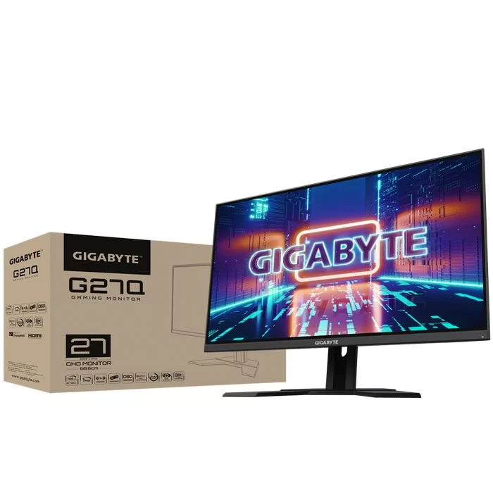 Gaming Monitor Gigabyte G27Q 27" 144Hz WQHD, 2K IPS