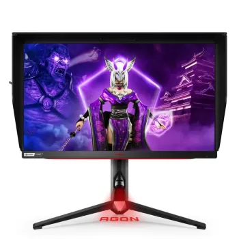 מסך גיימינג AOC AGON AG254FG 24.5" 360Hz FHD IPS צבע שחור - יבואן רשמי