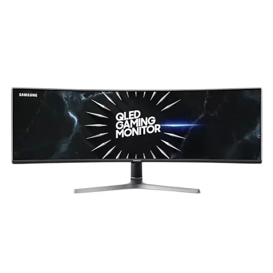מסך מחשב Samsung Odyssey C49RG90SSR קעור 48.8" 120Hz Dual, QHD, 4K VA צבע שחור - יבואן מקביל