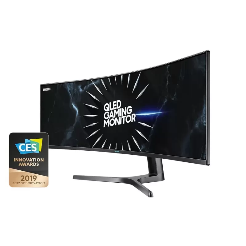 מסך מחשב Samsung Odyssey C49RG90SSR קעור 48.8" 120Hz Dual, QHD, 4K VA צבע שחור - יבואן מקביל