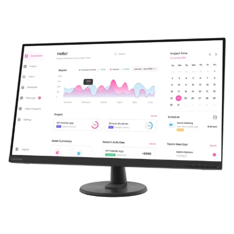 מסך מחשב Lenovo 66FCGAC2IS D32-40 66FCGAC2IS 31.5" 60Hz FHD VA צבע שחור