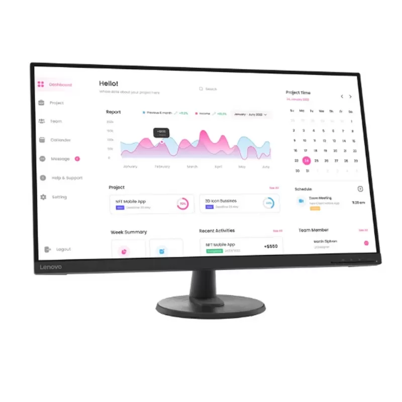 מסך מחשב Lenovo 66FCGAC2IS D32-40 66FCGAC2IS 31.5" 60Hz FHD VA צבע שחור